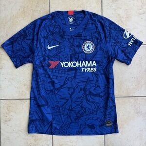 Christian Pulisic Chelsea FC Jersey Mens Large Blue Nike Home 2019/20 Soccer EUC